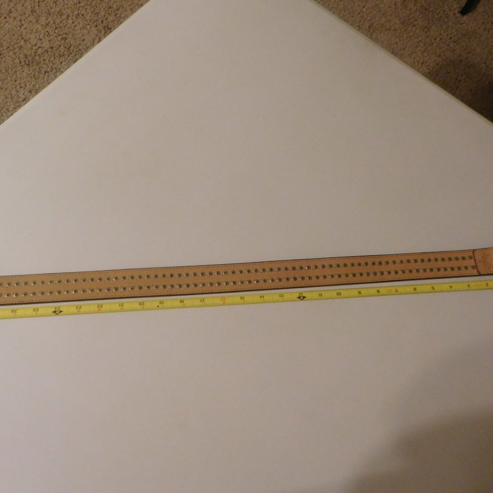 Michael Kor's Leather Studded Women's Belt  EUC - Picture 4 of 7